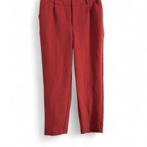 A New Day – Red Straight-Leg Dress Pants – Women's 6 – Classic Fit